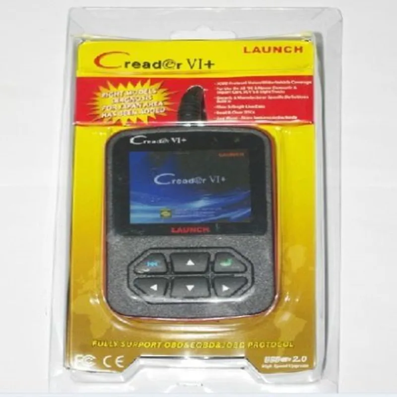 Оригинальный Launch Creader VI + считыватель кодов 6 CREADER Plus поддержка JOBD обновленная