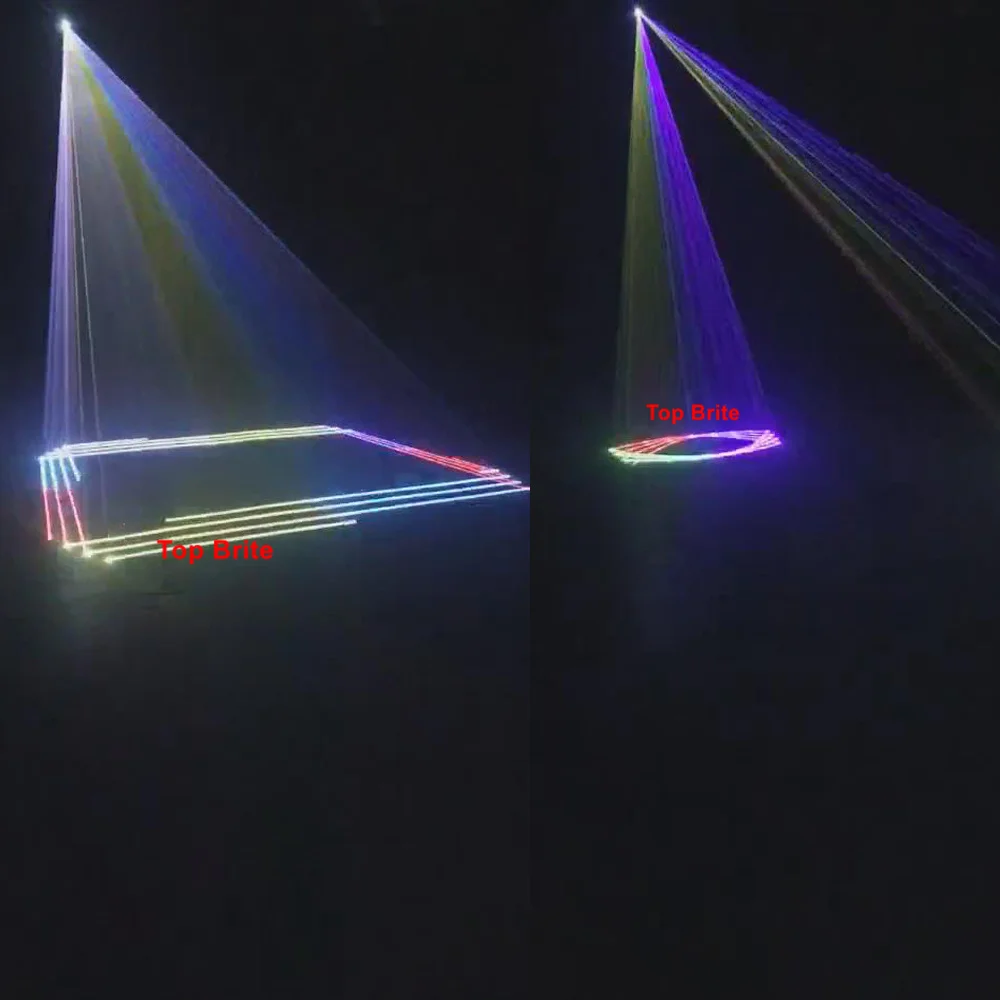 4 шт./партия лазерный сцсветильник сканер RGB 3 в 1 2 Вт|Эффект освещения сцены| |