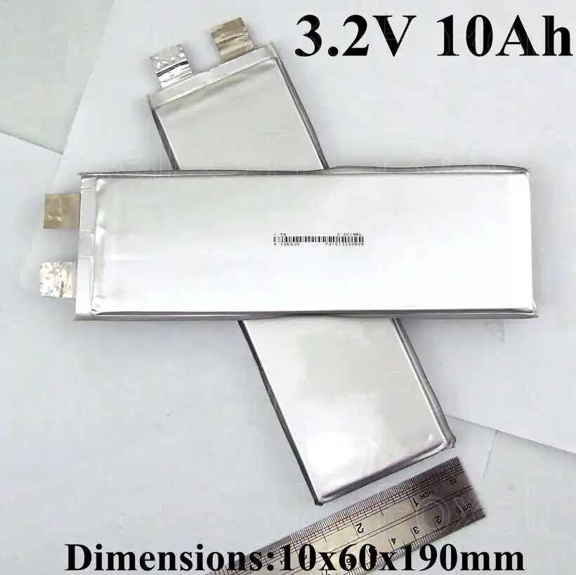 4 шт. батарея lifepo4 10ah 3 2 v 10000mah 10Ah 30A 50a Разрядка Для diy аккумуляторного блока