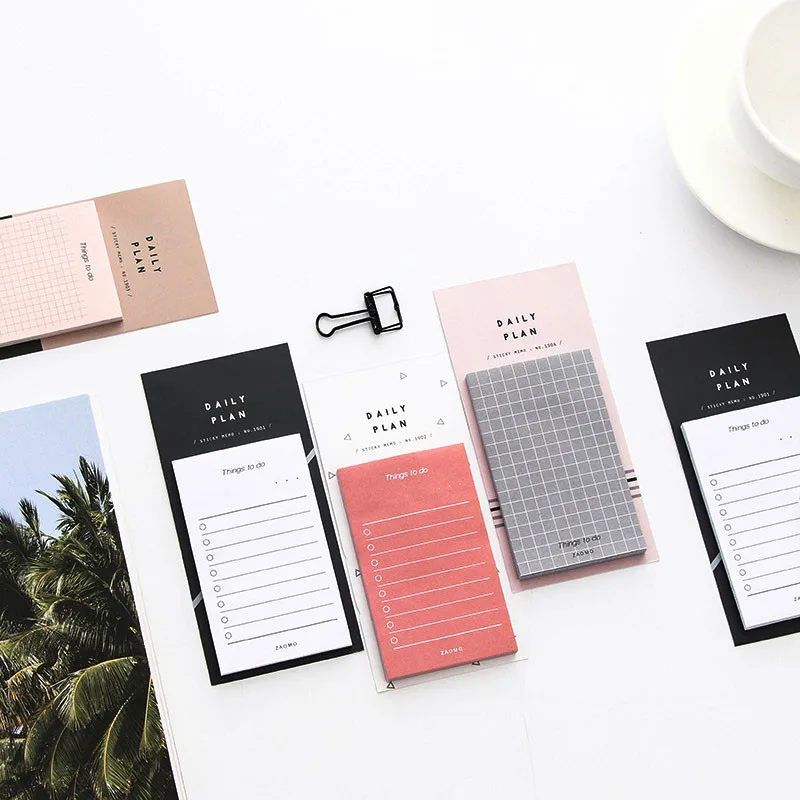 

Practical Monthly Weekly Daily Work Planner List Memo Pad DIY Diary Times Sticky Notes Bookmark School Office Supply Stationery