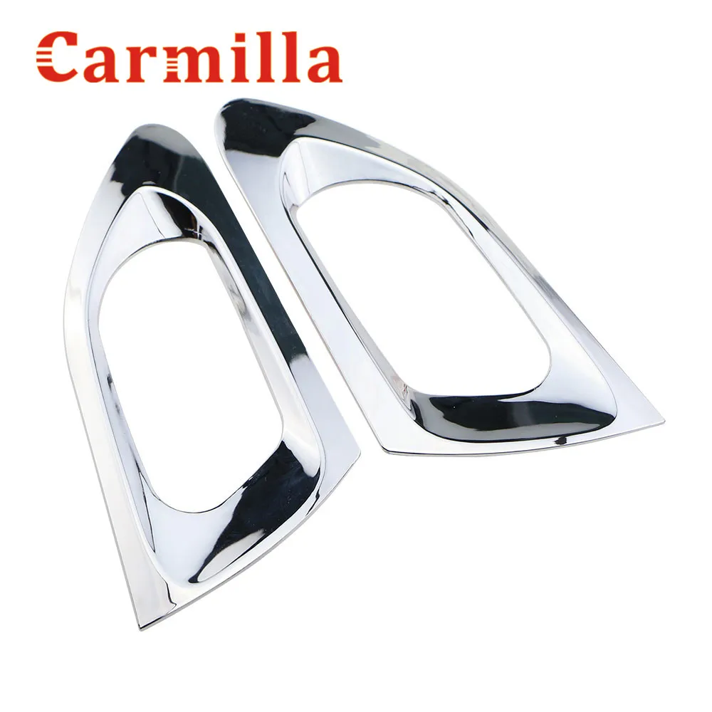 

Carmilla Car Internal Front and Rear Door Handle Frame Refitting Sticker ABS Chrome Quality For Peugeot 2008 Year 2014 2015 Acc.