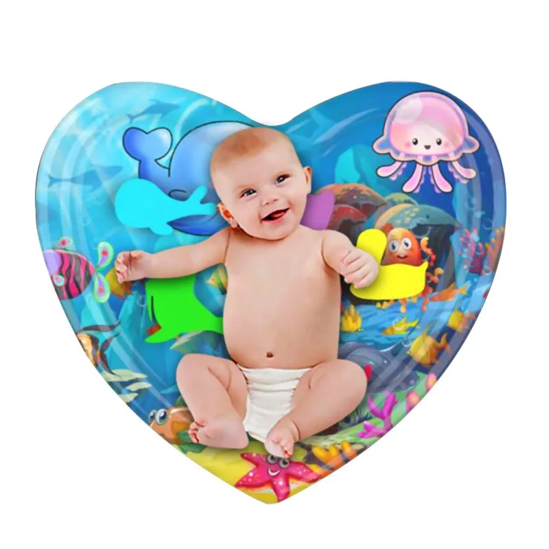 

Portable Kids Water Sprinkler Splash Play Mat Shallow Toddler Pool Bathroom Outdoor Pad Swimming Party Supply
