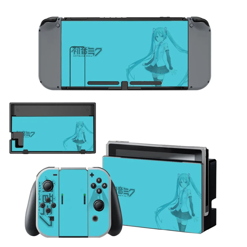 Hatsune Miku nintendo switch, накладка на кожный переключатель для nintendo Switch NS, контроллер Joy-con