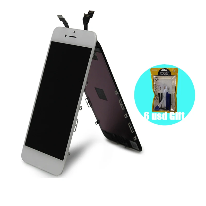 

[6 USD GIFT] for iPhone 6 6S 7 8 Ecran Replacement LCD for Apple Display with Pantalla Black White Color for iPhone66S78LCD