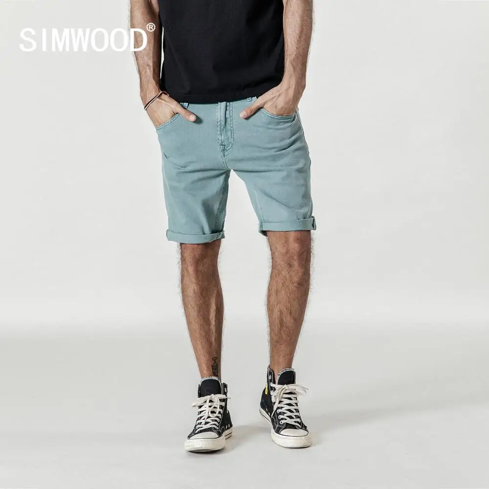 Шорты SIMWOOD мужские летние хлопковые до колена модные повседневные высокого