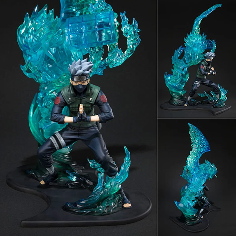 В наличии Аниме Наруто Shippuden ПВХ модель F. Zero Хатаке Какаши Susanoo бурный Бог отваги