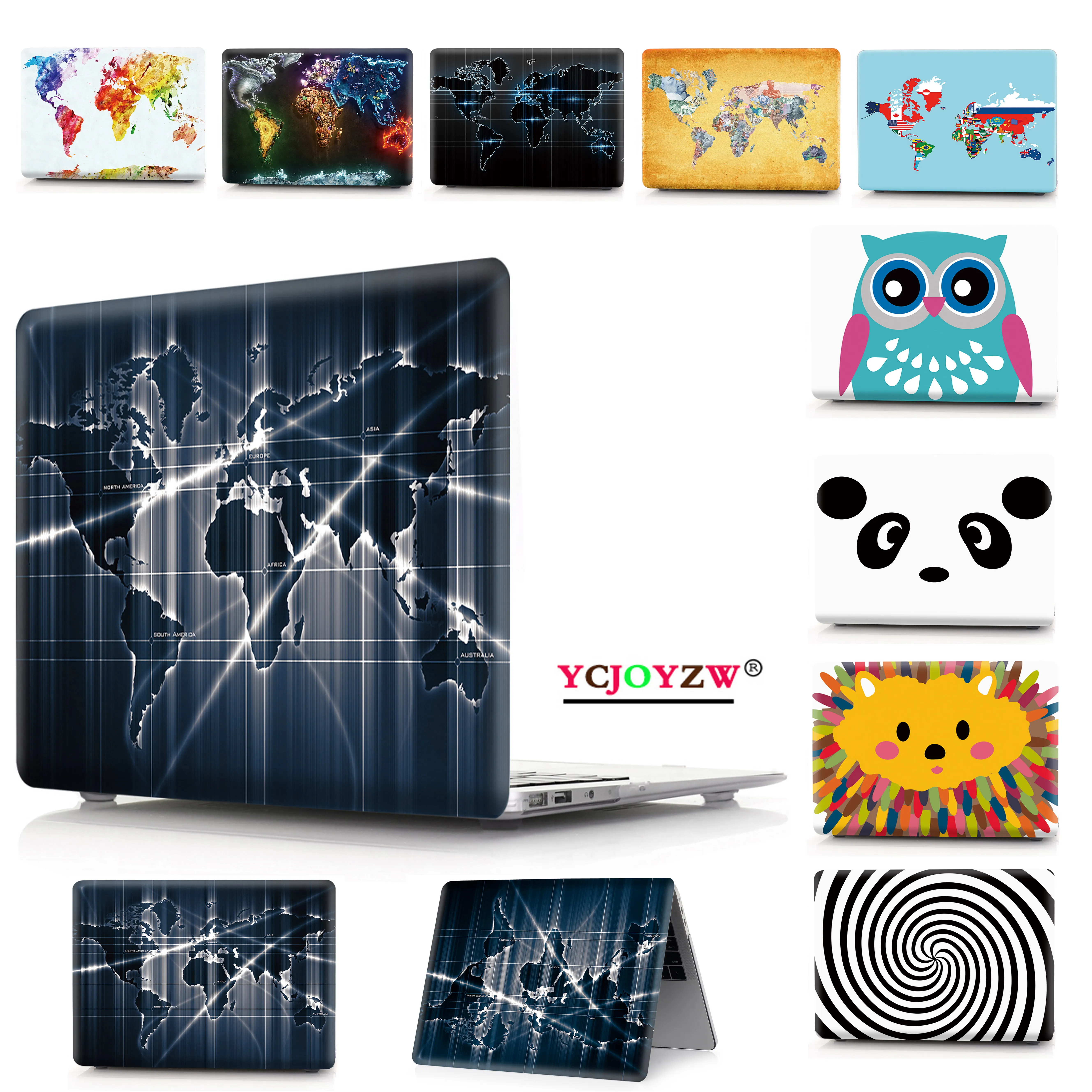 New color laptop Case For Apple macbook Air Pro Retina 11 12 13 15 For Mac book 13.3 inch with Touch Bar ID A1932 - 2018~2019
