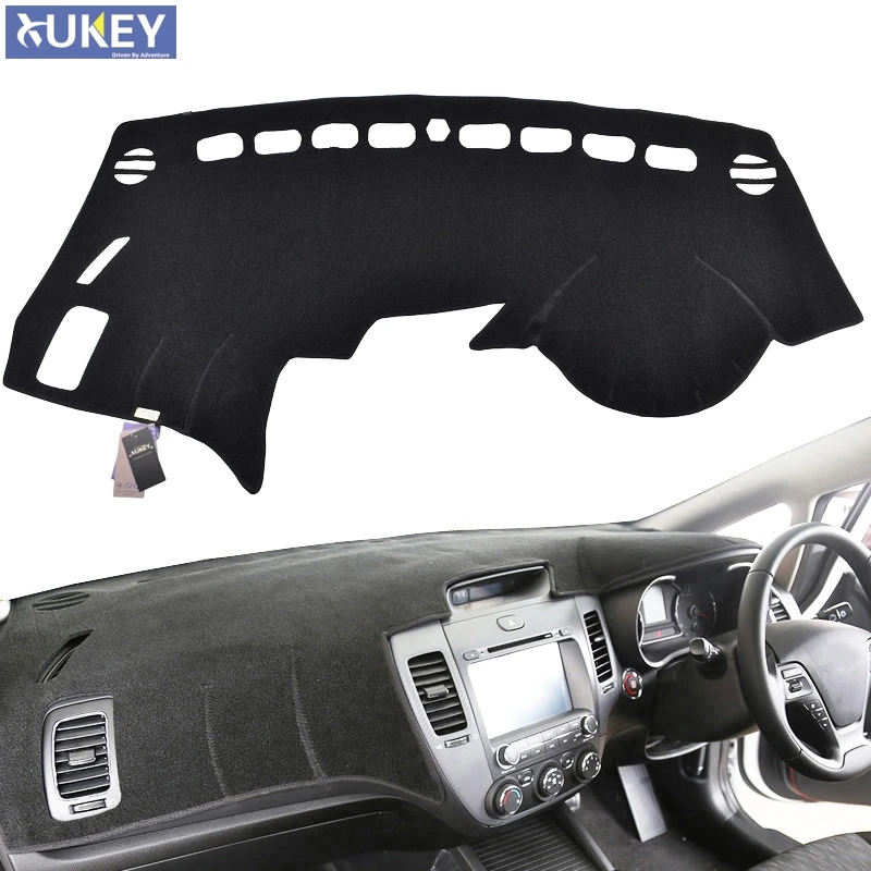 Xukey Dashboard Cover Dashmat Dash Mat Pad Sun Shade Dash Board Cover Fit For Kia Cerato Forte