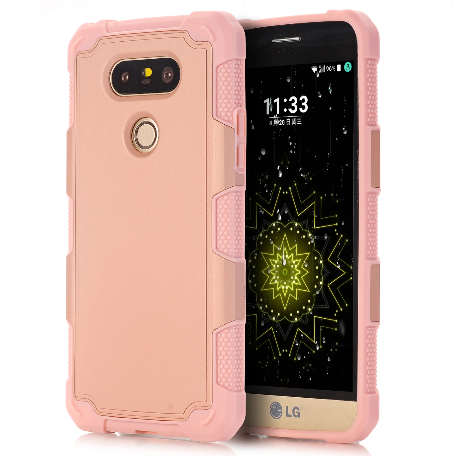 

For LG G5 Case,WEFOR Shockproof Series Drop Protection Hybrid Dual Layer Armor Defender Protective Case Cover For LG G5
