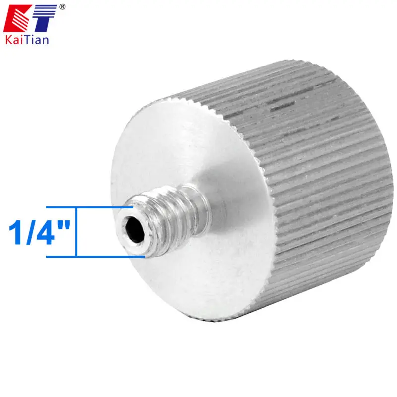 Kaitian соединитель для преобразования штатива 5/8 дюймов и 1/4 дюймов Удлинительный стержень для 635nm лазерного уровня кронштейн для штатива