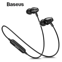 Baseus S09 Bluetooth наушники IPX5 водонепроницаемые беспроводные наушники магнитные наушники стерео Auriculares Bluetooth наушники для телефона