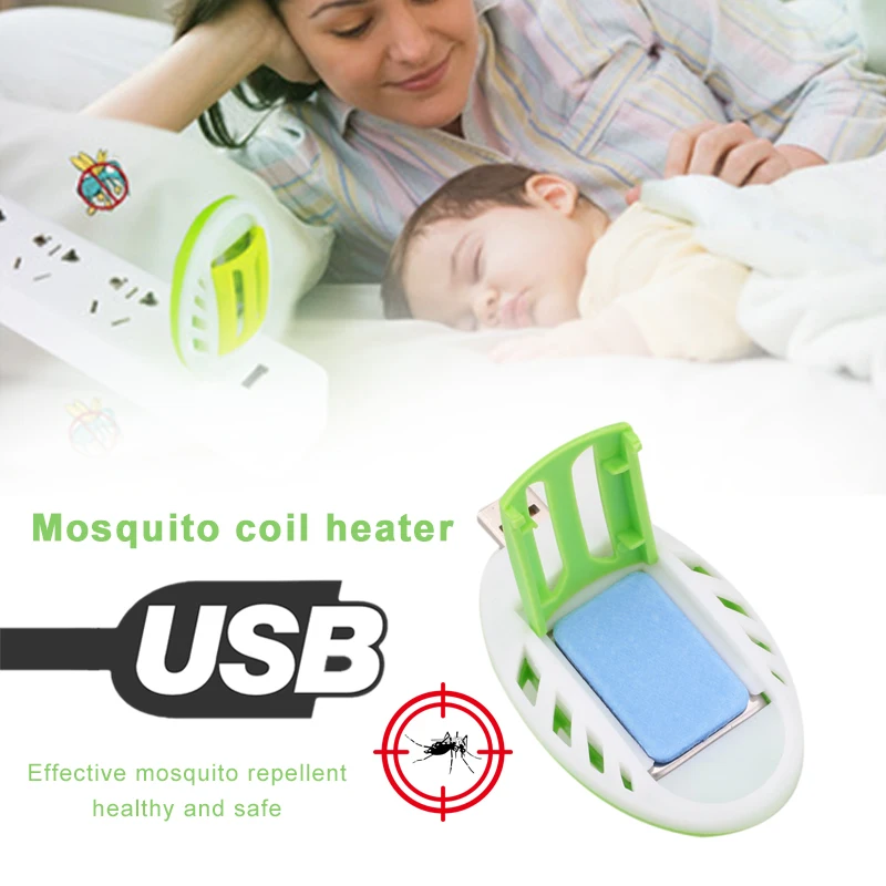 

Electric Mosquito Repeller Insect Repellent Incense Heater Safety USB Portable Repellent Cockroach Mosquito Killer