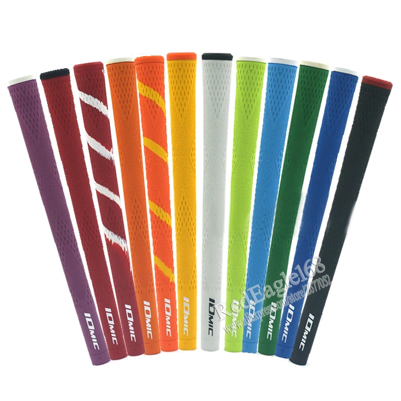 

New IOMIC Golf irons grips high quality rubber Golf Wood grips 12 colors in choice 10pcs/lot irons clubs grips Free shipping