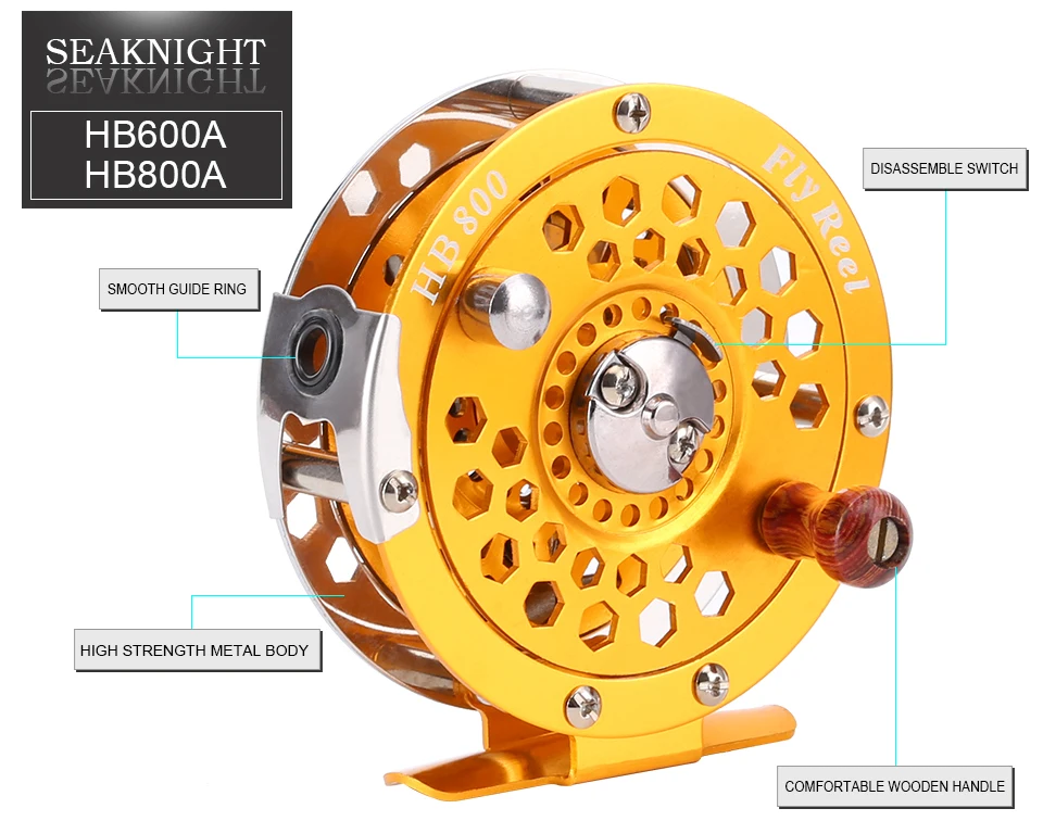Катушка для ловли нахлыстом HB 800 высокопрочная металлическая деревянная катушка Hnadle 156 г катушка для ловли нахлыстом рыболовные снасти