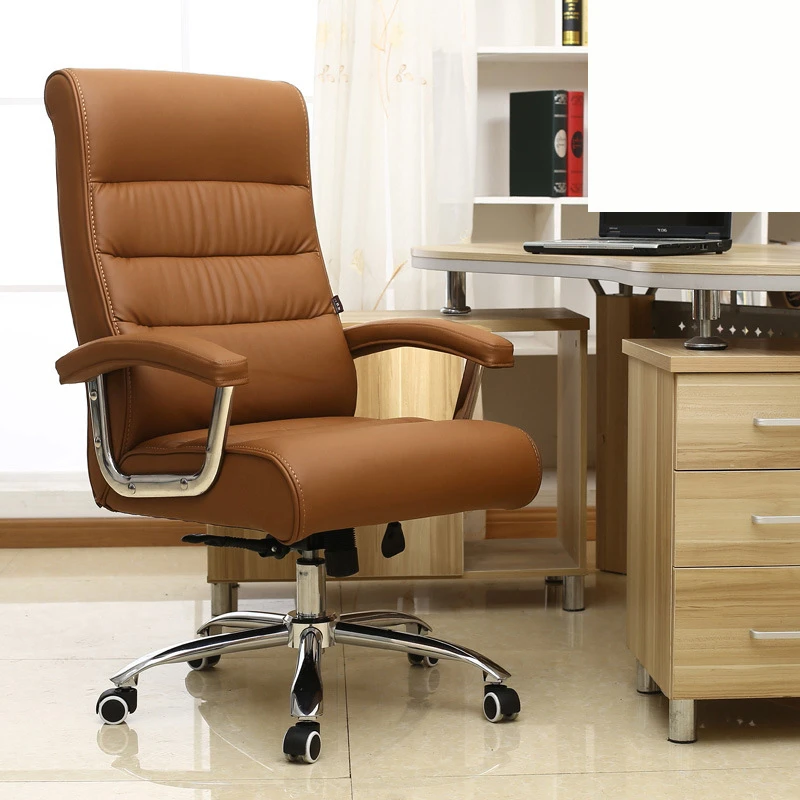 Super Soft Modern Fashion Office Chair Leisure Lifting Boss Chair Ergonomic Computer Chair Staff Meeting Swivel Chair