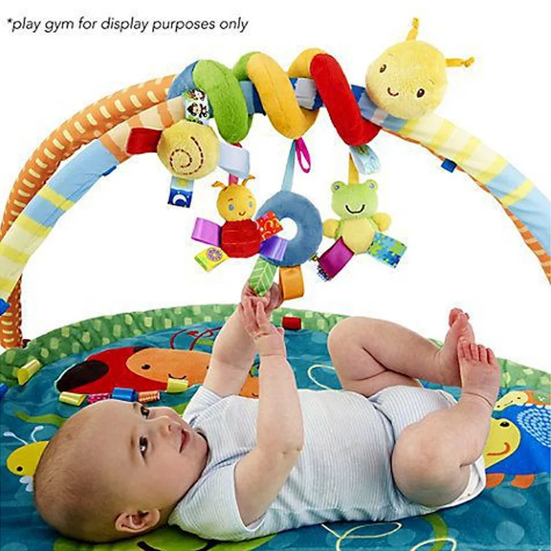0-12 месяцев Мягкие Плюшевые животных ребенок погремушки мобильный новорожденного коляска детская кроватка спираль висит игрушки подарок