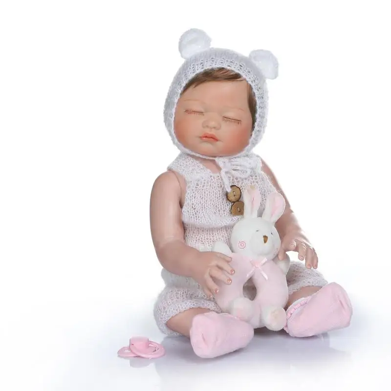 Кукла NPK bebes reborn 20 дюймов 50 см полностью силиконовая кукла baby com corpo de silicone menina