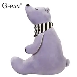 Новый 1 шт. 45 см Kawaii мягкие Polar Bear животного, кукла супер мягкий валик Peluches животного Подушка День рождения Рождественский подарок