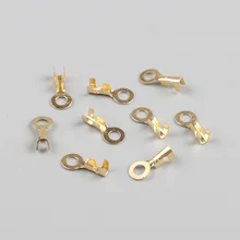 Connecteur de fil Terminal à épissure circulaire en cuivre Dia de 100mm, pour fil de 2.5 à 0.15 mm2, épaisseur de 0.25mm, lot de pièces