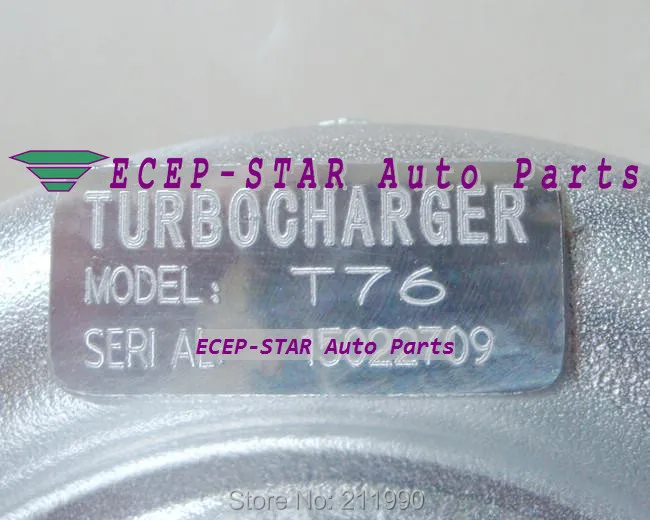 Turbo Turbine oil cooled Turbocharger T76 T4 Turbine AR .68 Comp AR 0.80 800HP-900HP Turbo charger (6)