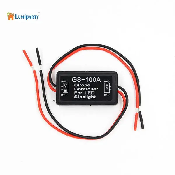 

Universal 12V GS-100A LED Brake Stop Light Flash Strobe Module Controller Box for Car LED Brake Tail Stop Light Accessories