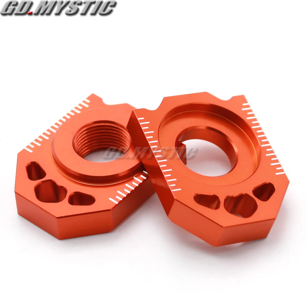 CNC сзади цепь Настройщик ось блока для KTM SX SX-F XC XC-F EXC EXC-F XC-W XCF-W 85 125 150 300 350 450 530 SX85 EXC250 EXC300