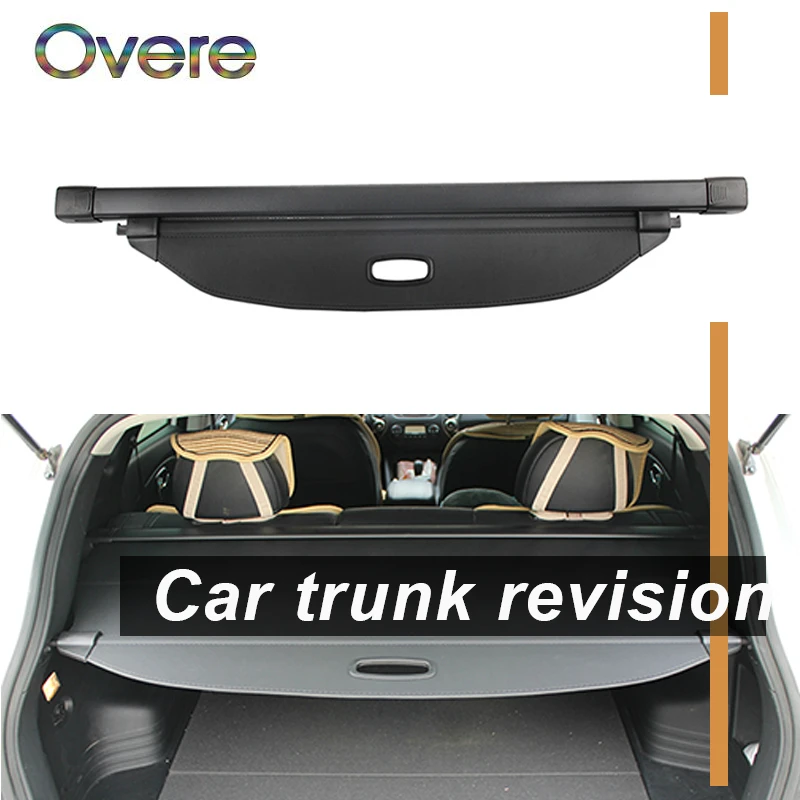 

Overe 1Set Car Rear Trunk Cargo Cover For Kia Sportage / KX5 2017 2018 Car-styling Black Security Shield Shade Auto accessories