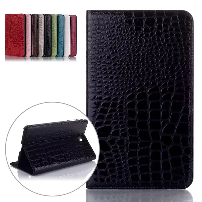 

Crocodile Pattern Luxury Pu Leather Case for Samsung Galaxy Tab 4 8.0 T330 Flip Stand Cover for Samsung Tab 4 8.0 T330 SM-T330