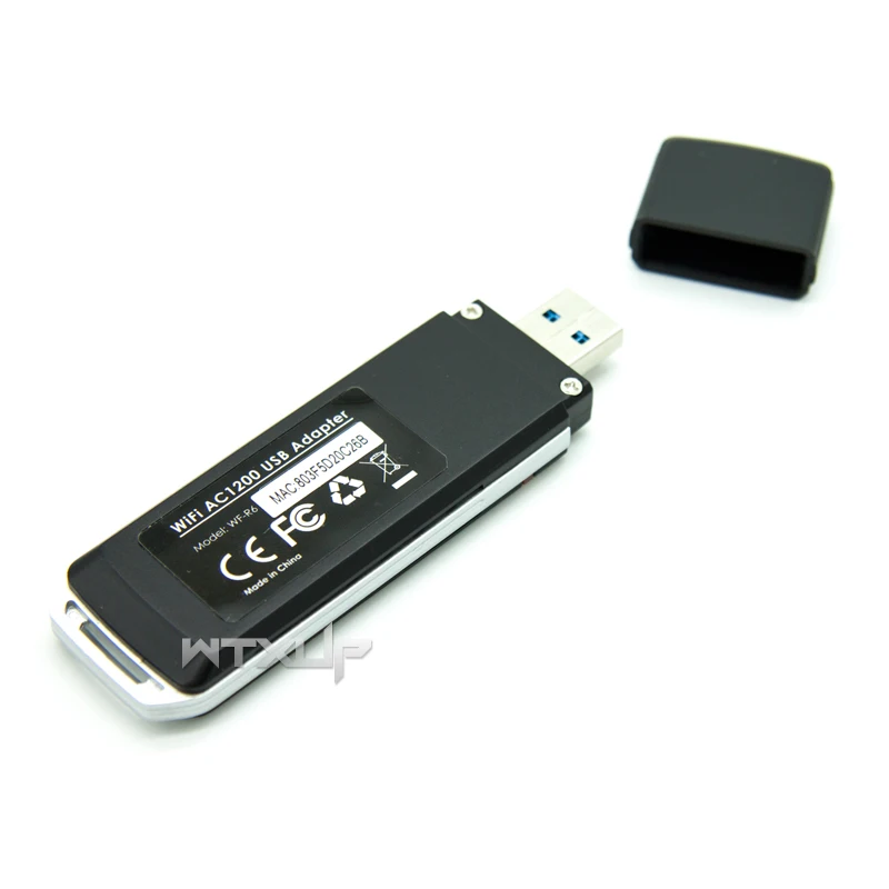 AC1200 WF-R6 двухдиапазонный 2,4G 5G USB 3,0 беспроводной адаптер RTL8812AU с двумя антеннами с высоким коэффициентом усиления WiFi ключ для Win 7/8/10