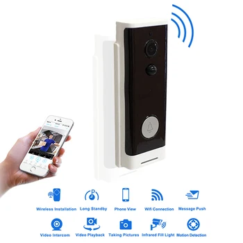 

M200A 720p Wireless Doorbell Camera WiFi Video Door bell Phone Doorbell Two-way Intercom APP Remote Monitoring Alarm