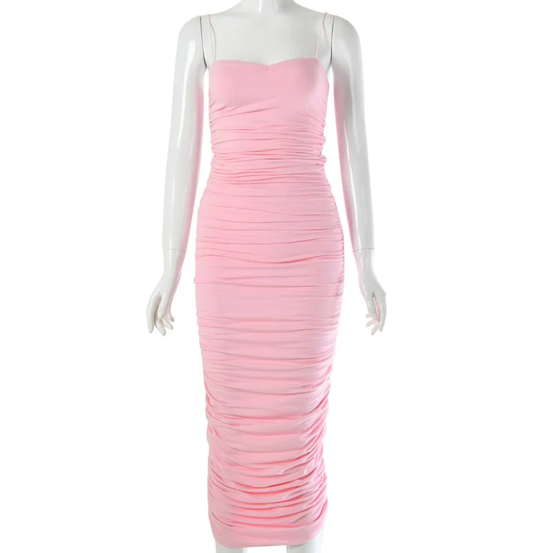 Forefair Sexy Midi Party Dress 2019 New  (1)