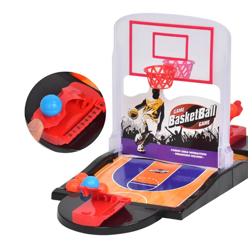 Мини баскетбольная двойной палец выброса баскетбольная Баскетбол Старт Pad родитель-ребенок интерактивные настольные игрушки