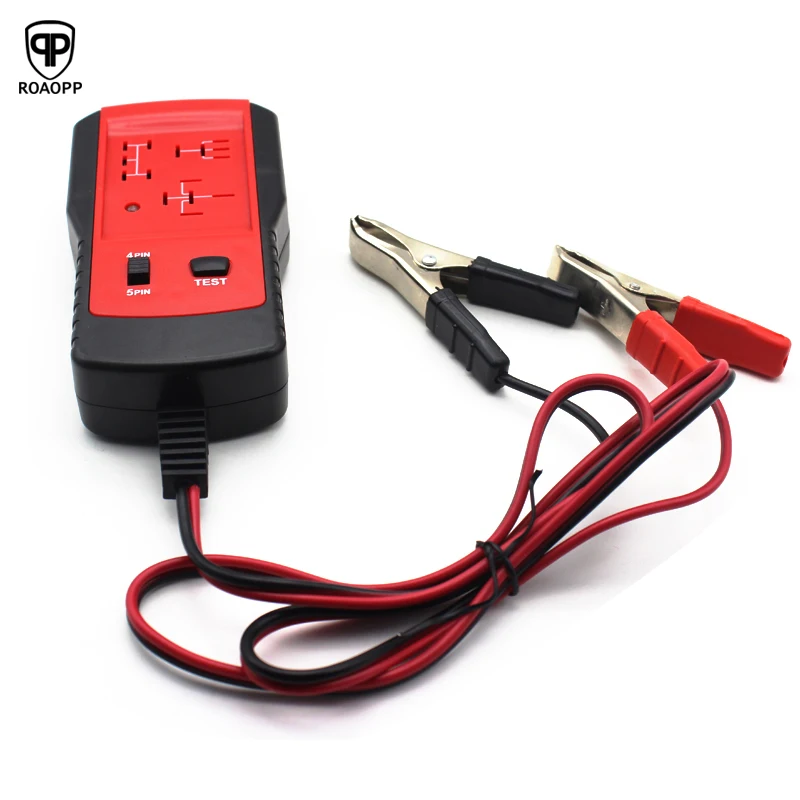 

Universal 12V Cars Relay Tester Relay Testing Tool Auto Battery Checker Accurate Diagnostic Tool Portable Automotive Parts