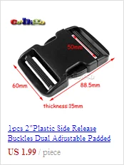 1 шт. 3/"(20 мм) Пластик Красочные Контурные боковые релиз пряжки Размеры для паракордового Браслеты домашних животных воротник Backback ремень Запчасти