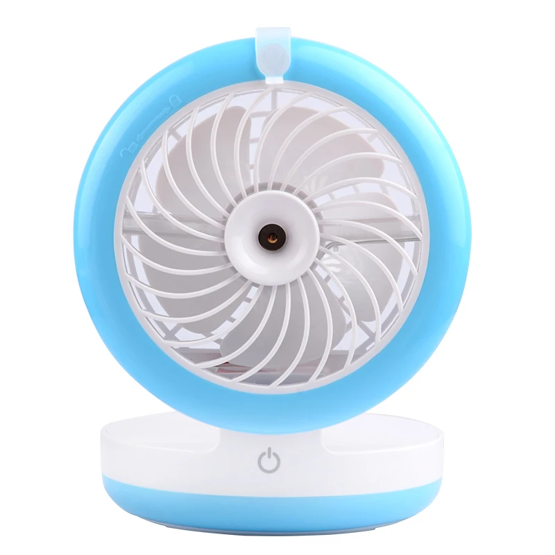 USB Rechargeable Mini Misting Fan with Personal Cooling Humidifier for
