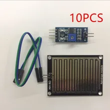 10 компл./лот снег/датчик обнаружения дождя Модуль для дождливой погоды модуль влажности