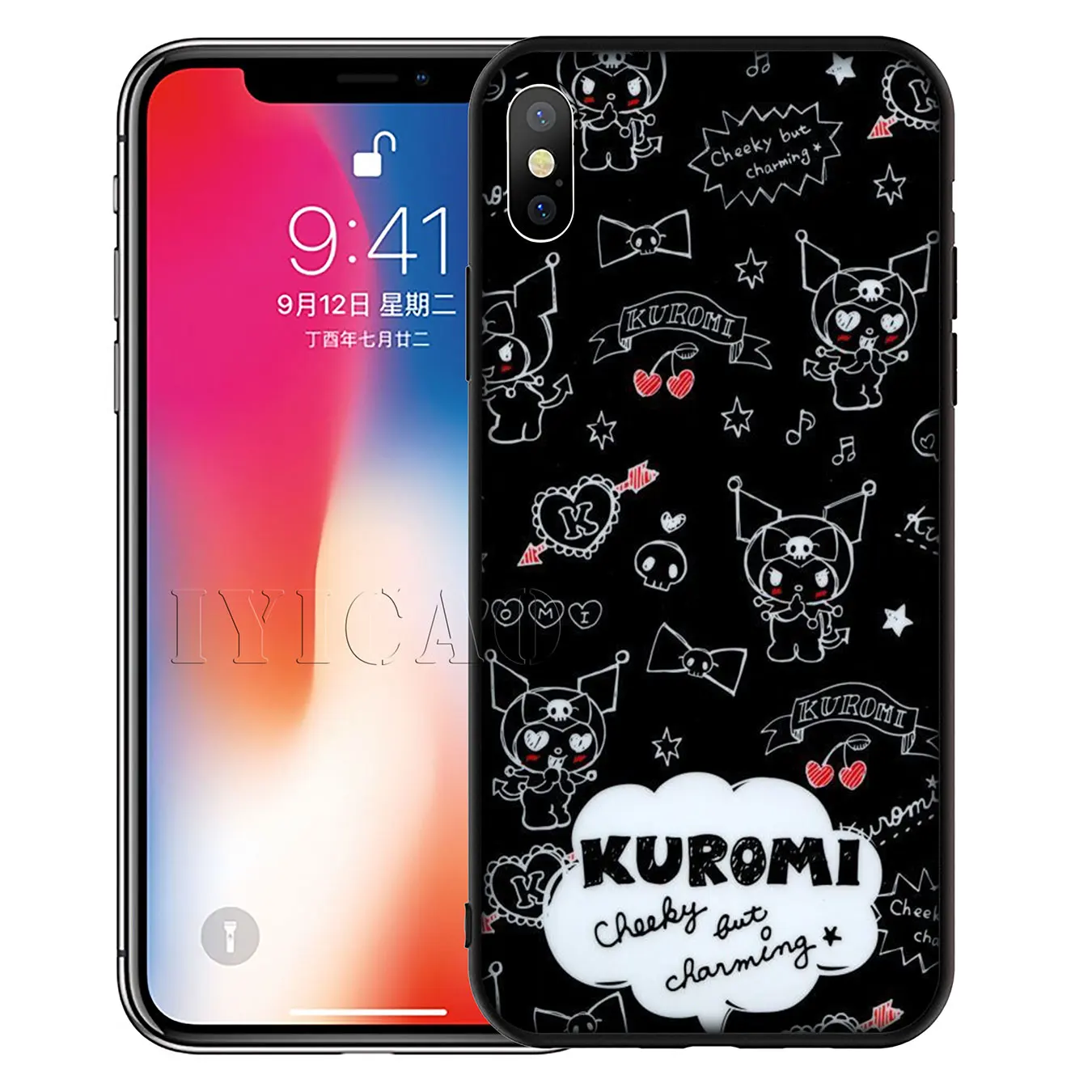 Koomi Красочный милый силиконовый мягкий чехол для iPhone 11 Pro Max XR X XS Max 8 7 6 6S Plus 5 5S SE - Цвет: 2