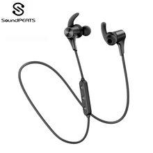 SoundPEATS Bluetooth 5,0 беспроводные наушники IPX6 магнитные беспроводные наушники-вкладыши 14 часов воспроизведения APTX-HD CVC Q12 HD