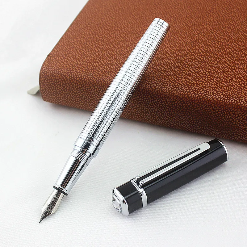 Роскошная брендовая металлическая Алмазная авторучка, чернильная ручка, лучший подарок, офисные школьные ручки