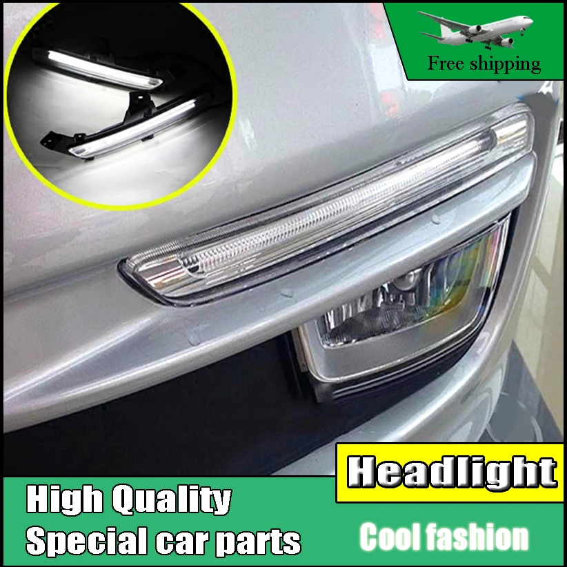 Car Styling LED DRL For Kia Rio 2015 2016 K2 LED Daytime Running Lights