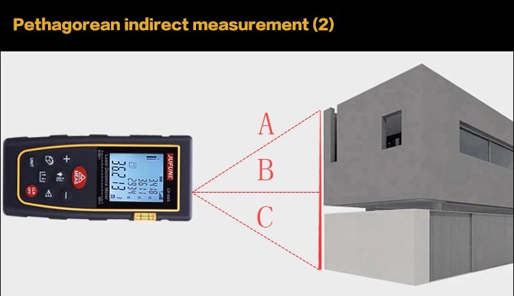 Jufune CP-60S 60M Цифровой Лазерный дальномер Дальномер Измерения