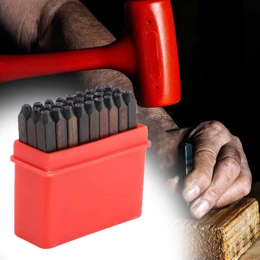 

Letters A-Z Punch Die Set Stamp Engrave Metal Die Jewelry Stamping Punching Tool Kits High Quality Jewelry Tools For Jeweler