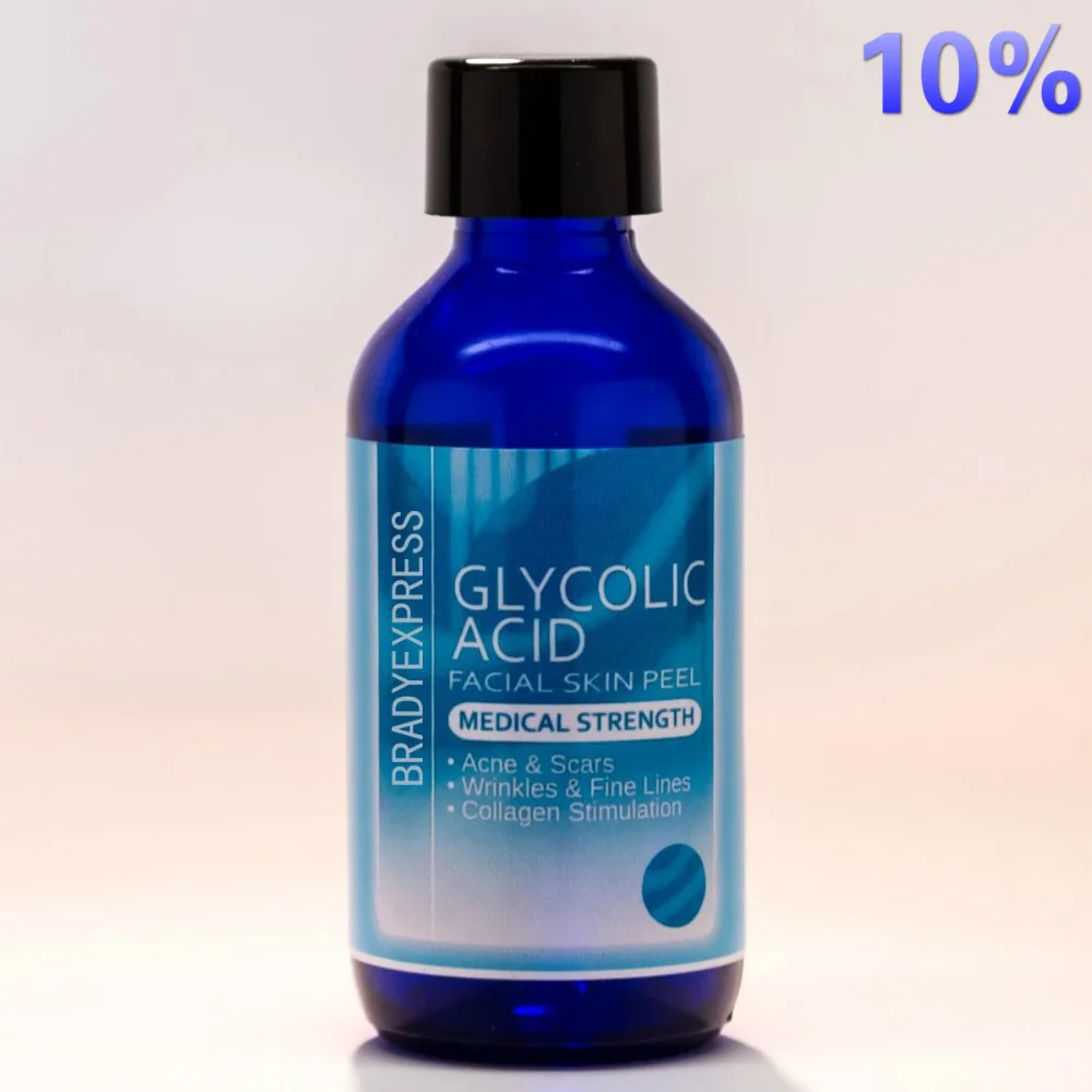 

NEW 10% GLYCOLIC ACID Chemical Peel Kit Medical Grade 100% Pure! Acne Scars Wrinkles FREE SHIPPING