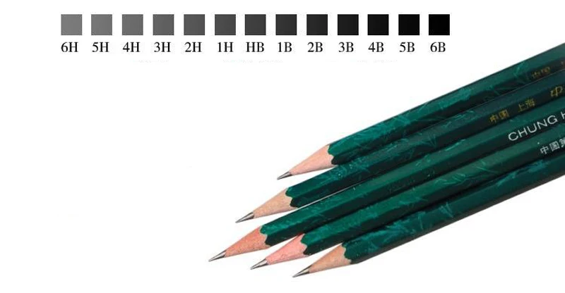 EZONE карандаш 2H HB 2B 3B 4B 5B 6B эскиз тестовый рисунок ученики живопись специальный безопасный и нетоксичный/изысканный дизайн канцелярские принадлежности
