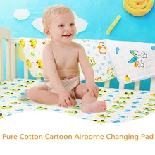 Наполнитель из чистого хлопка с мультипликационным рисунком, мягкий матрас с набивкой