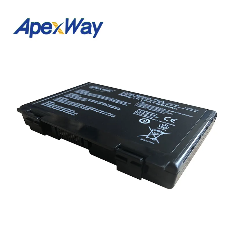 ApexWay 11,1 V Аккумулятор для ноутбука ASUS PR05E X66 F82Q PR05J X66I K40 PR065 X66IC K401J-E1 PR066 X70 K40A PR079 X70A K40AB PR088