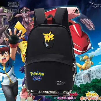

Lovely mini Pikachu printing school backpack for kids Pokemon go printing game fans backpack nylon durable schoolbag nb061