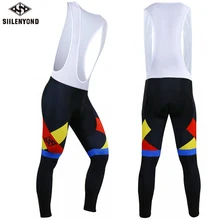 Siilenyond, велосипедный длинный комбинезон, мужские теплые штаны, зима, термальный флис, 3D гелевая подкладка, велосипедный нагрудник, трико, Mtb, мужские, Ropa Ciclismo