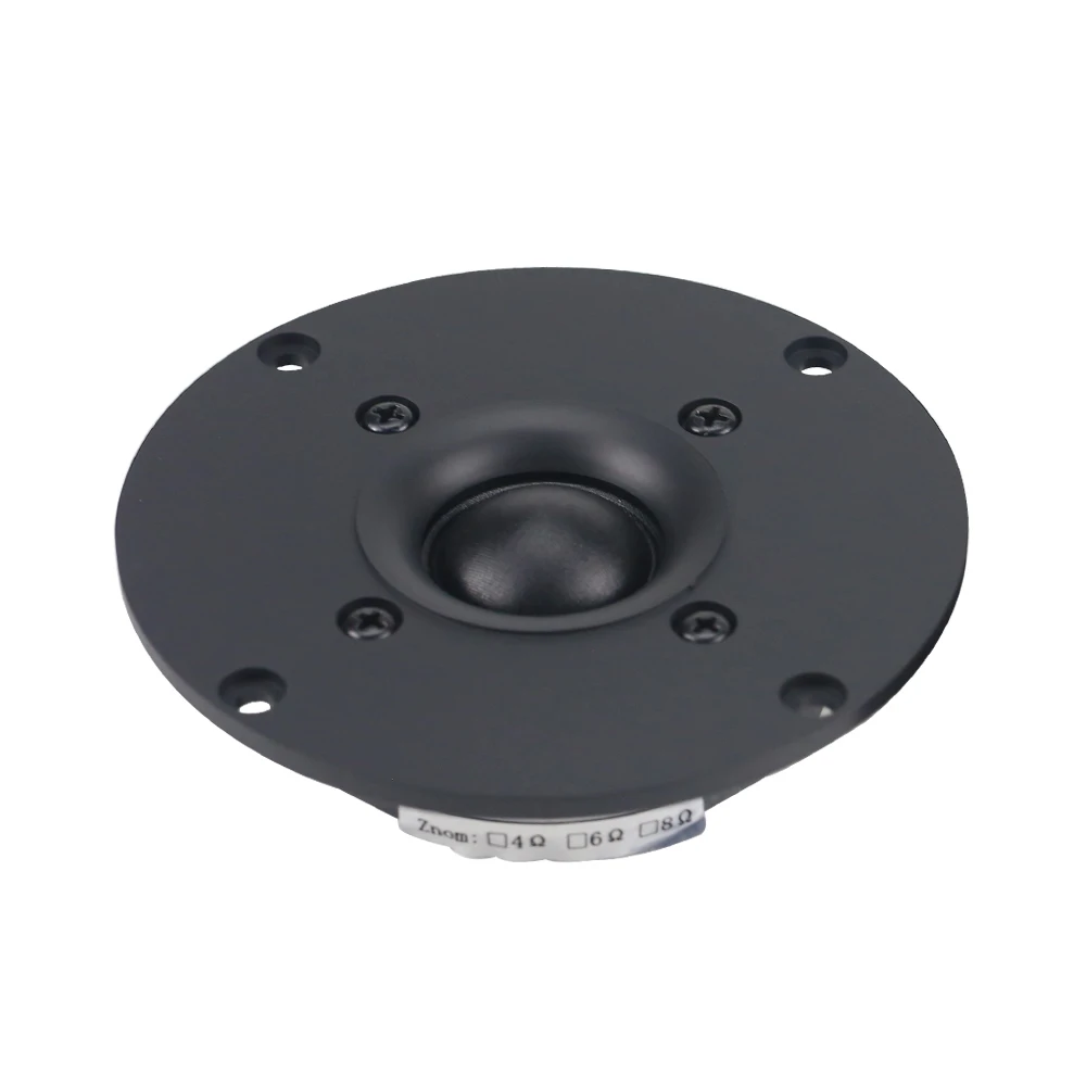 4 Inch 103mm Hifi Silk Cloth Dome Tweeters 25Core 60W Single Magnetic Type Super High Pitch 1600HZ 2PCS tweeter treble