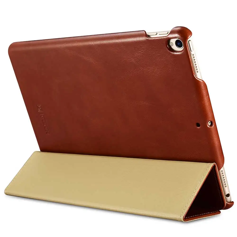 For Apple iPad Air3 2019 Genuine Leather Flip Case Slim Business Foldable Stand Tablet PC Smart Cover for New iPad Pro 10.5 inch